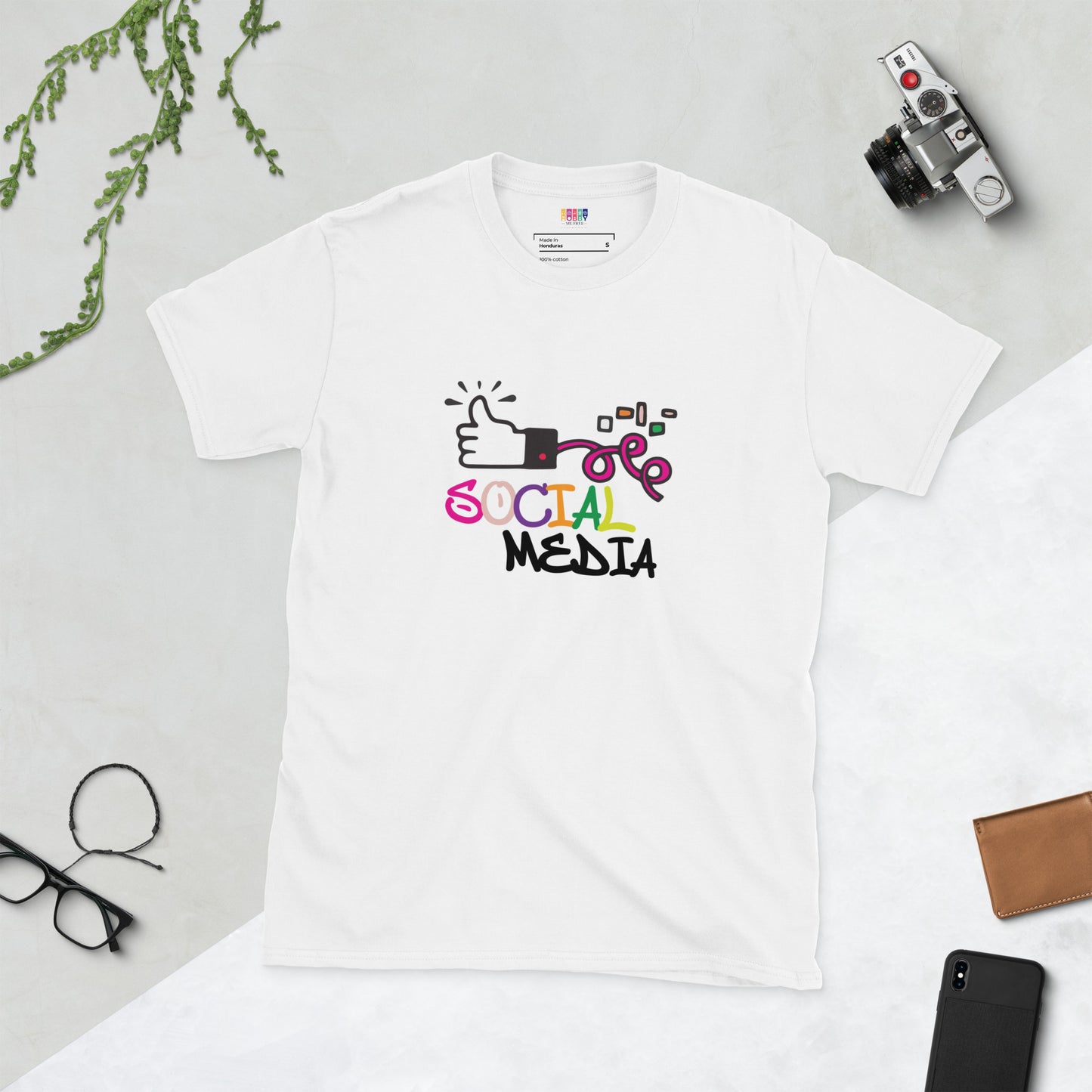 Social Media - Customizable Short-Sleeve Unisex T-Shirt