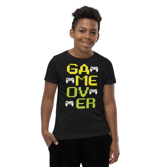 Game Over - Youth Short Sleeve T-Shirt - HobbyMeFree