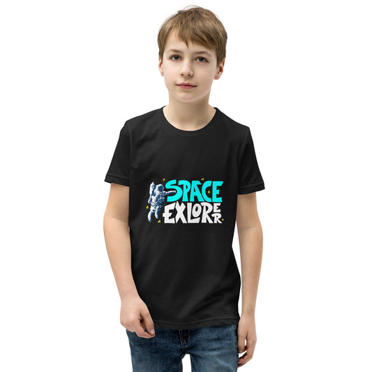 Space Explorer - Youth Short Sleeve T-Shirt - HobbyMeFree