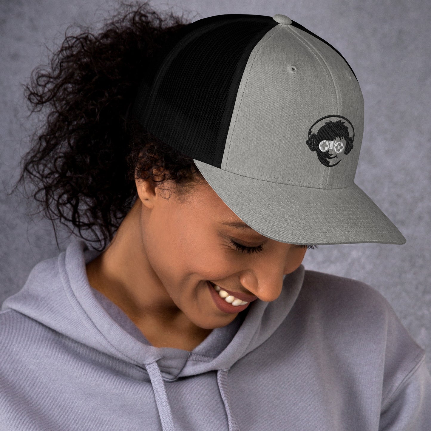 Gamer Cap in Heather / Grey - Perfect for the Gaming Geek