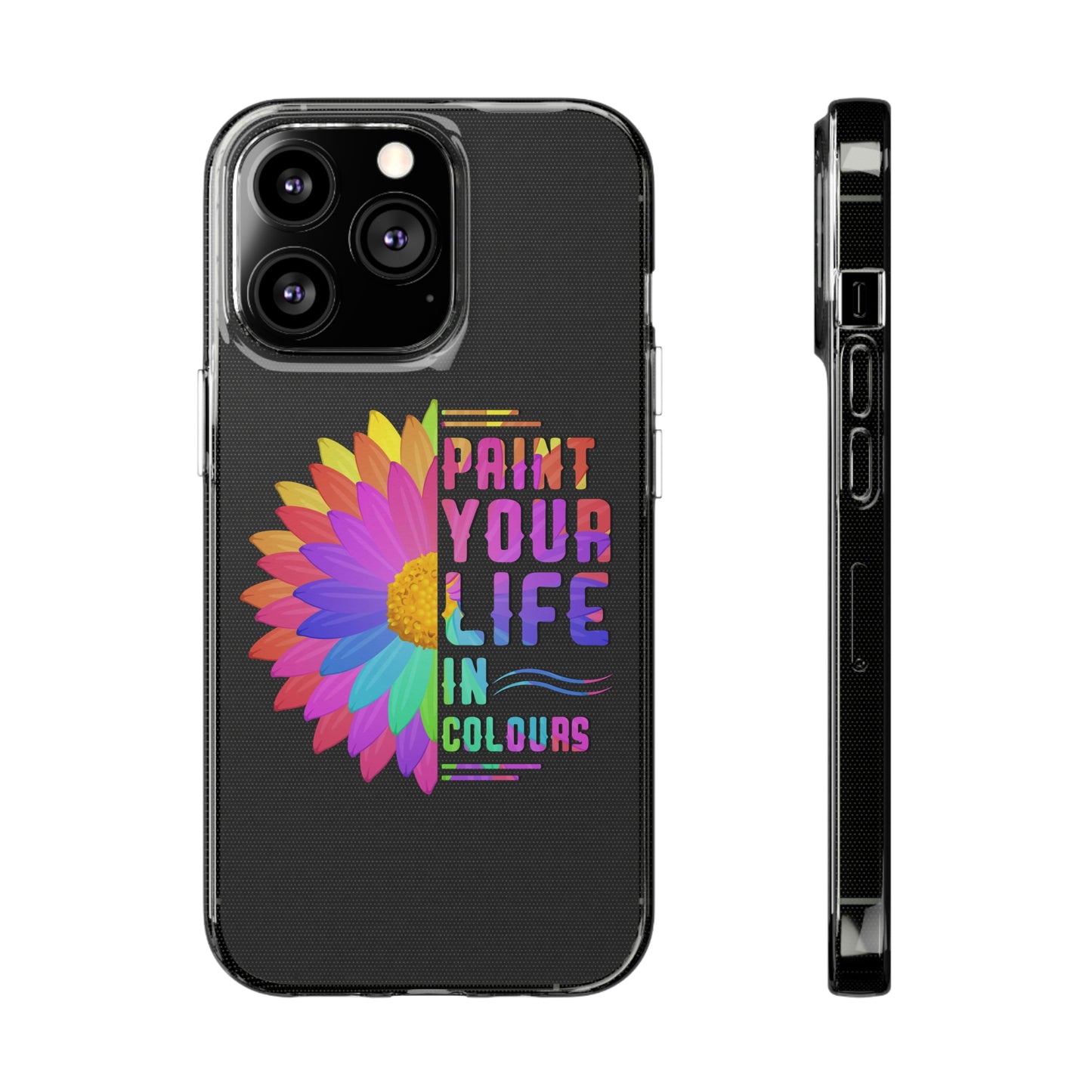 Paint your life in colours - Soft Phone Cases - HobbyMeFree
