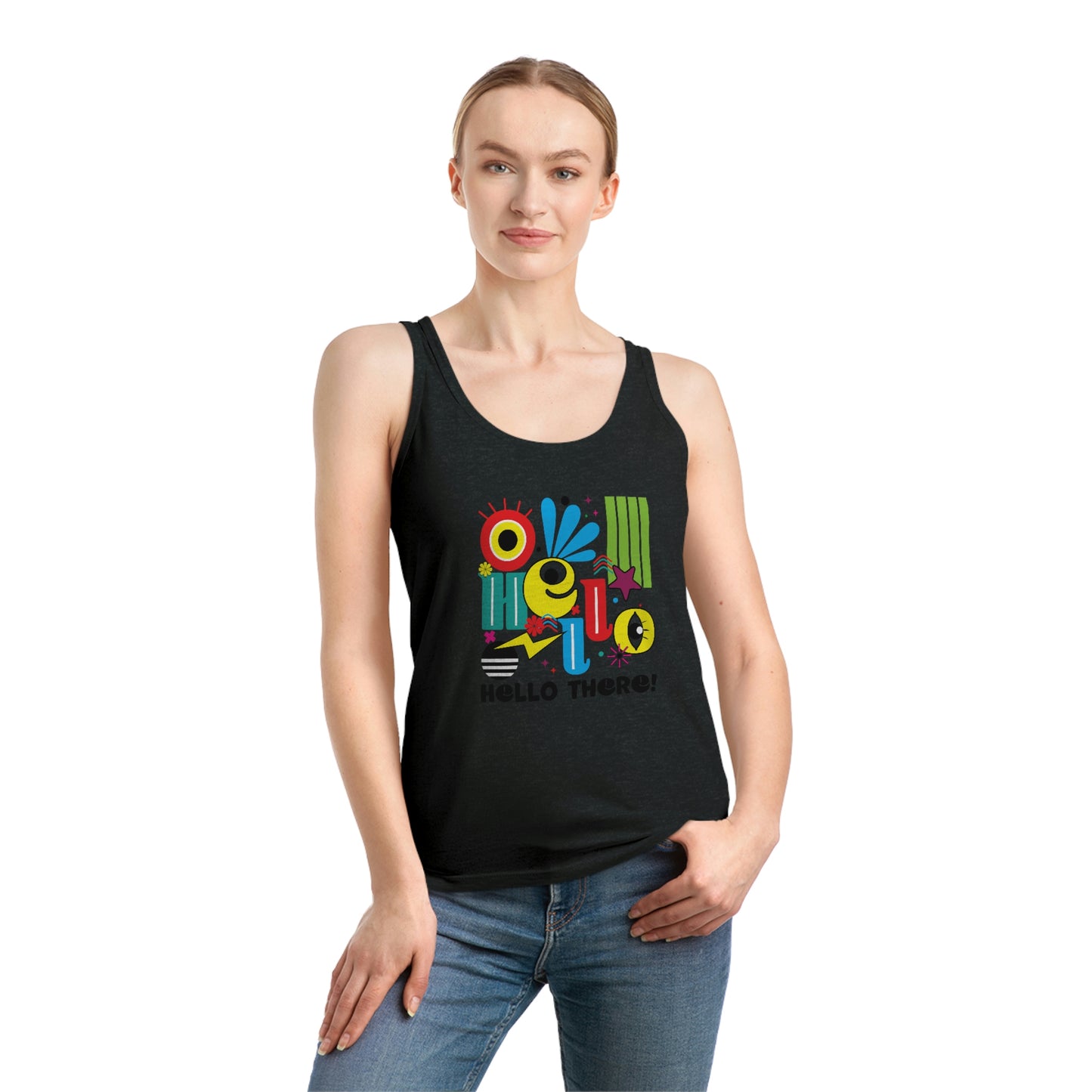 Hello There - Colorful Women's Dreamer Tank Top - HobbyMeFree
