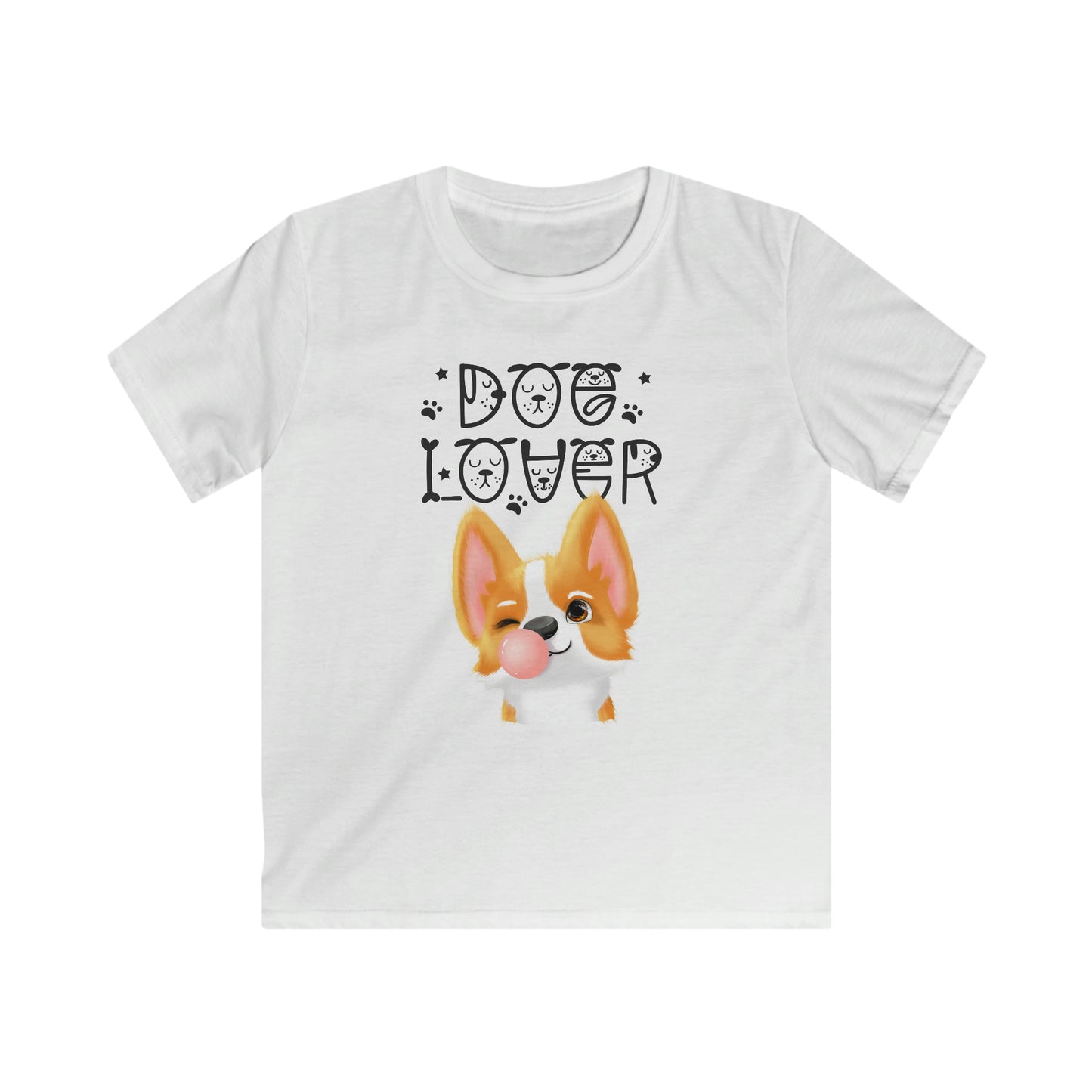 Dog Lover Kids Softstyle Tee - HobbyMeFree