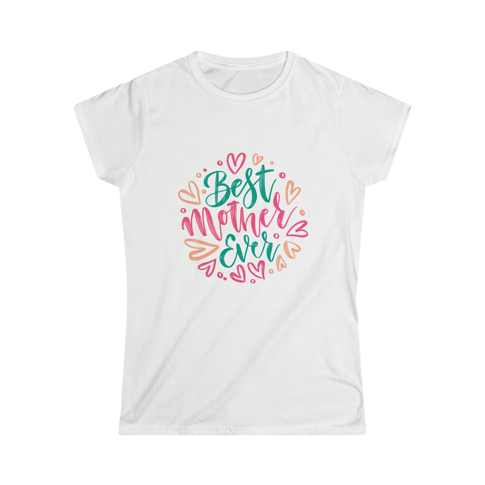 Whether you're celebrating Mother's Day or just want to let her know how much she means to you, our Best Mother Ever white t-shirt is sure to bring a smile to her face.