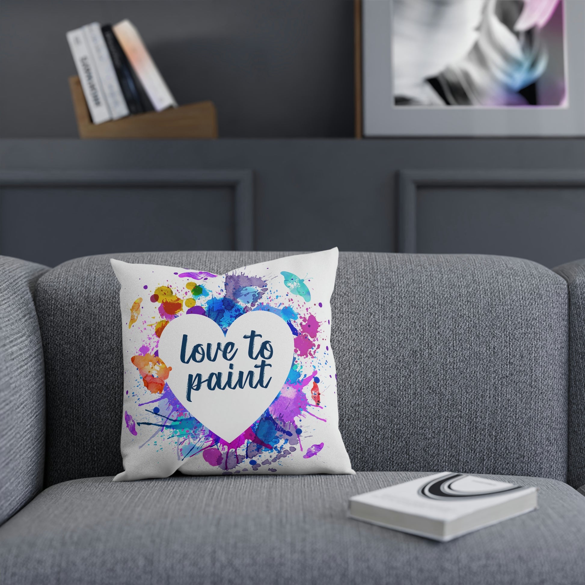 Love to paint - Cushion - HobbyMeFree