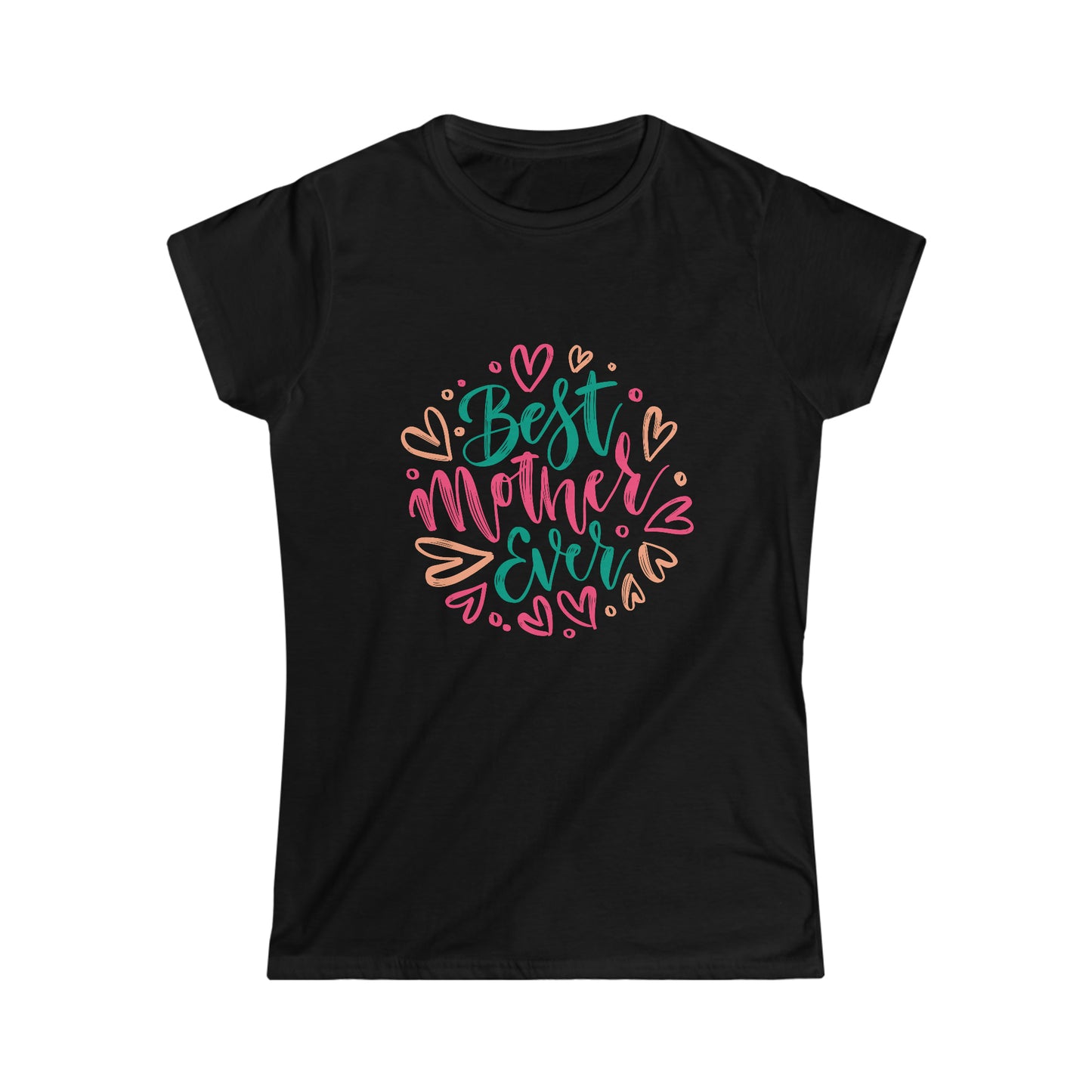 Whether you're celebrating Mother's Day or just want to let her know how much she means to you, our Best Mother Ever black t-shirt is sure to bring a smile to her face.
