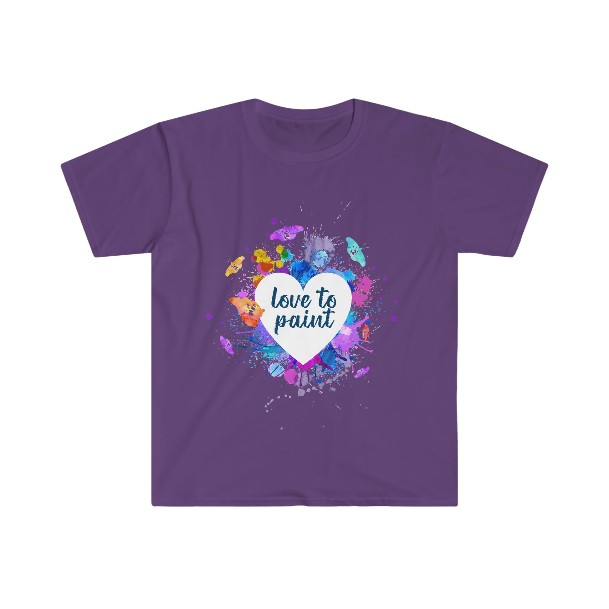 Love to paint - Unisex Softstyle T-Shirt - HobbyMeFree