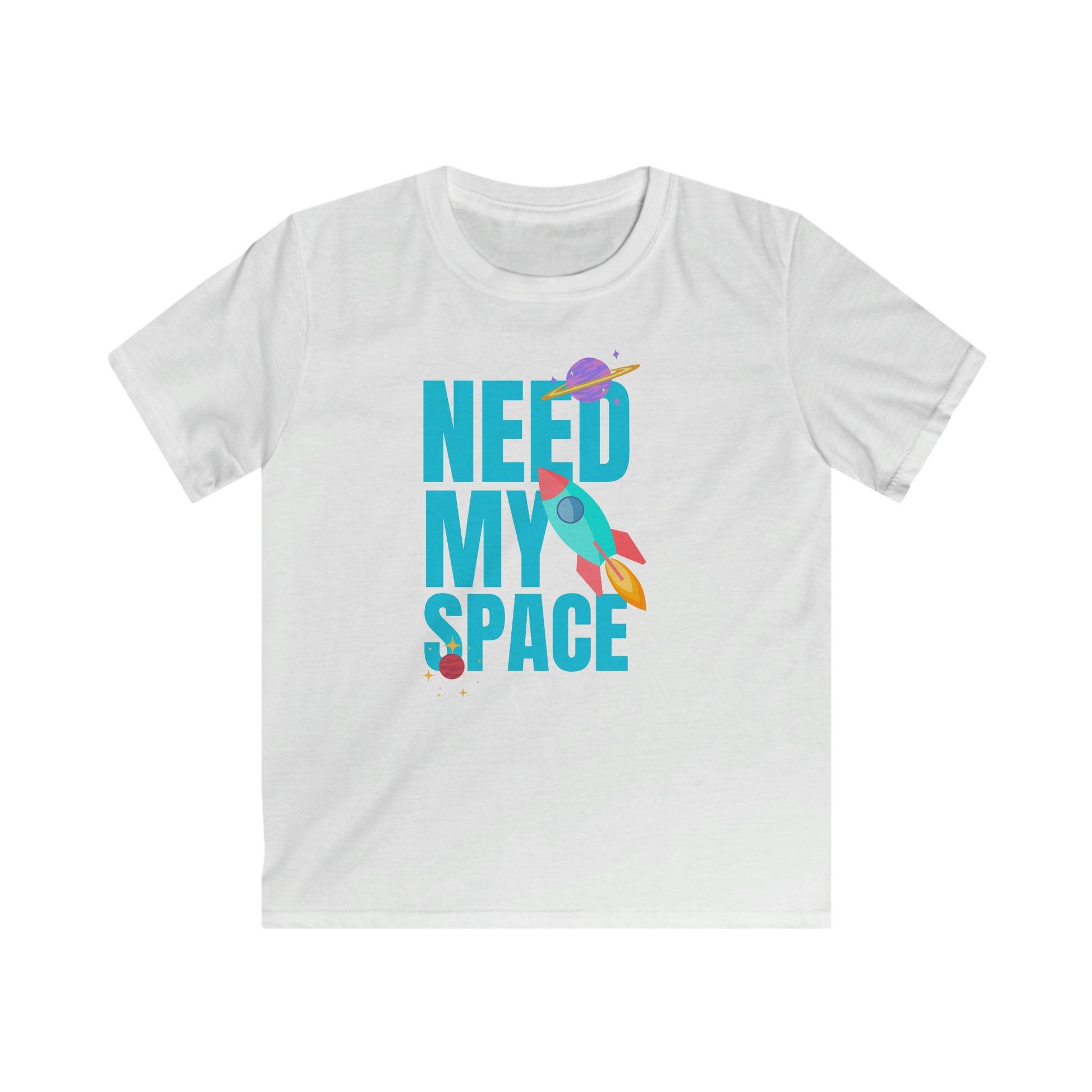 The astronaut, need my space - Kids Softstyle T-Shirt - HobbyMeFree
