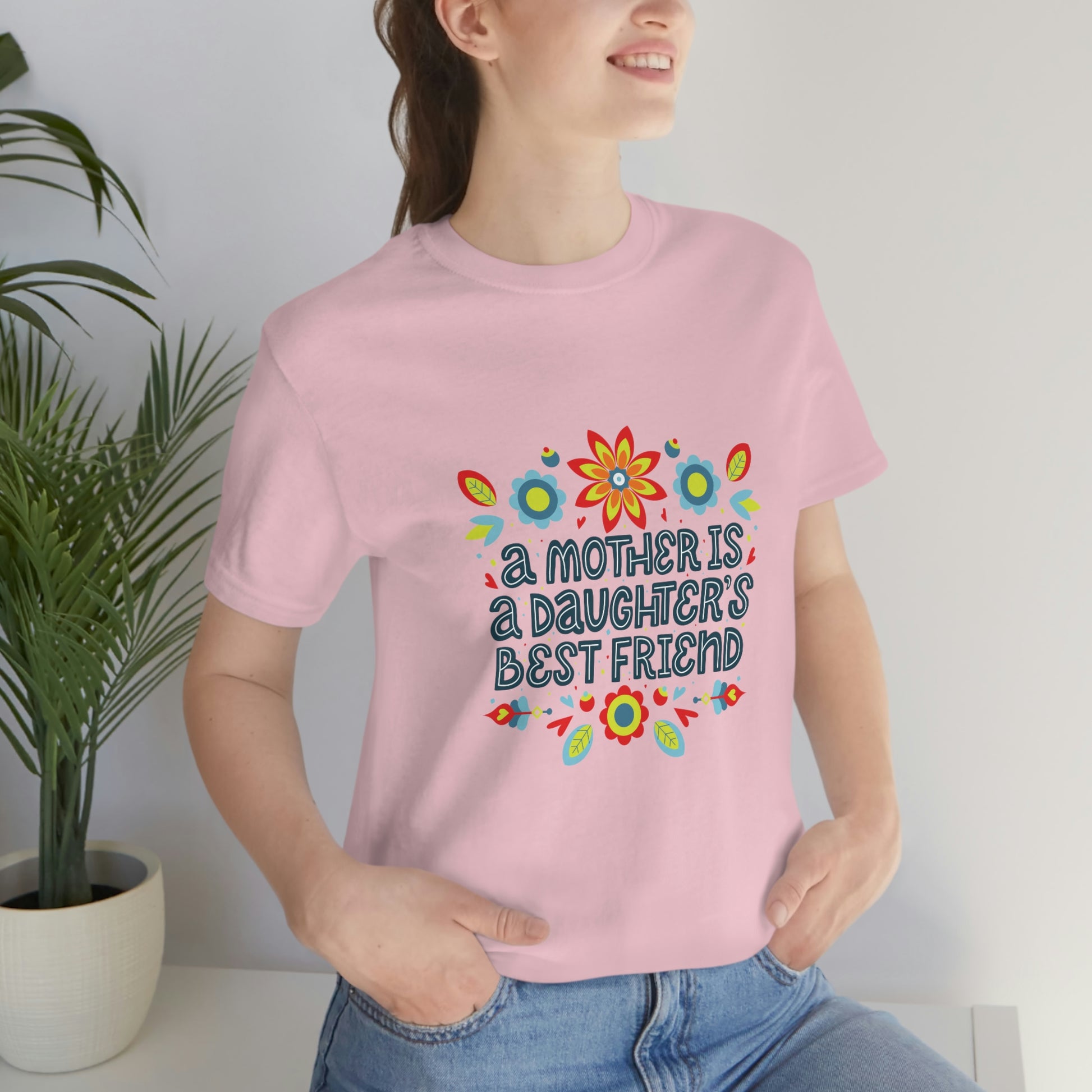 Show your gratitude for mom with this pink Best Friend Mom and Daughter T-Shirt. Perfect gift for mom.