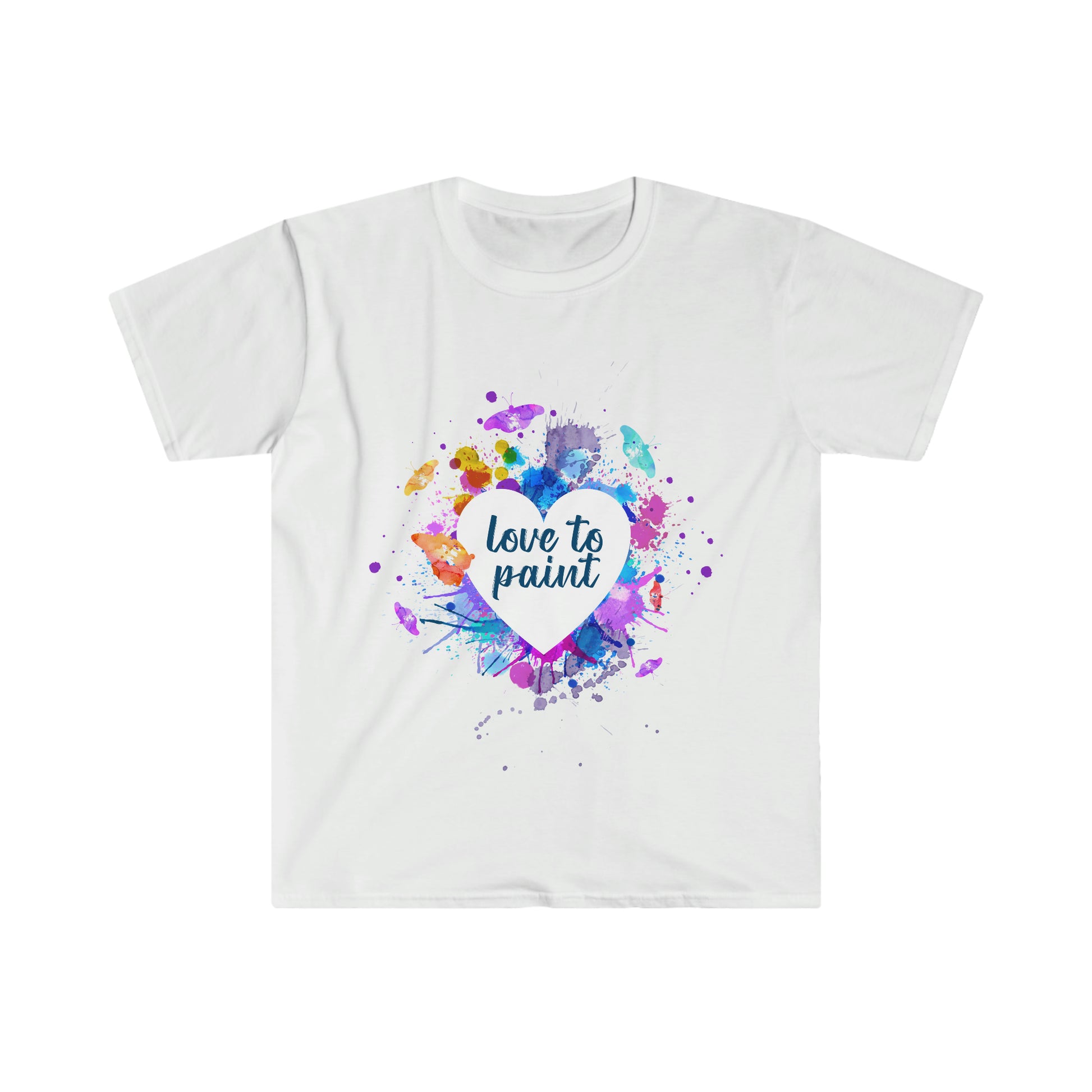 Love to paint - Unisex Softstyle T-Shirt - HobbyMeFree