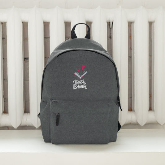 Book Lover - Embroidered Backpack - HobbyMeFree