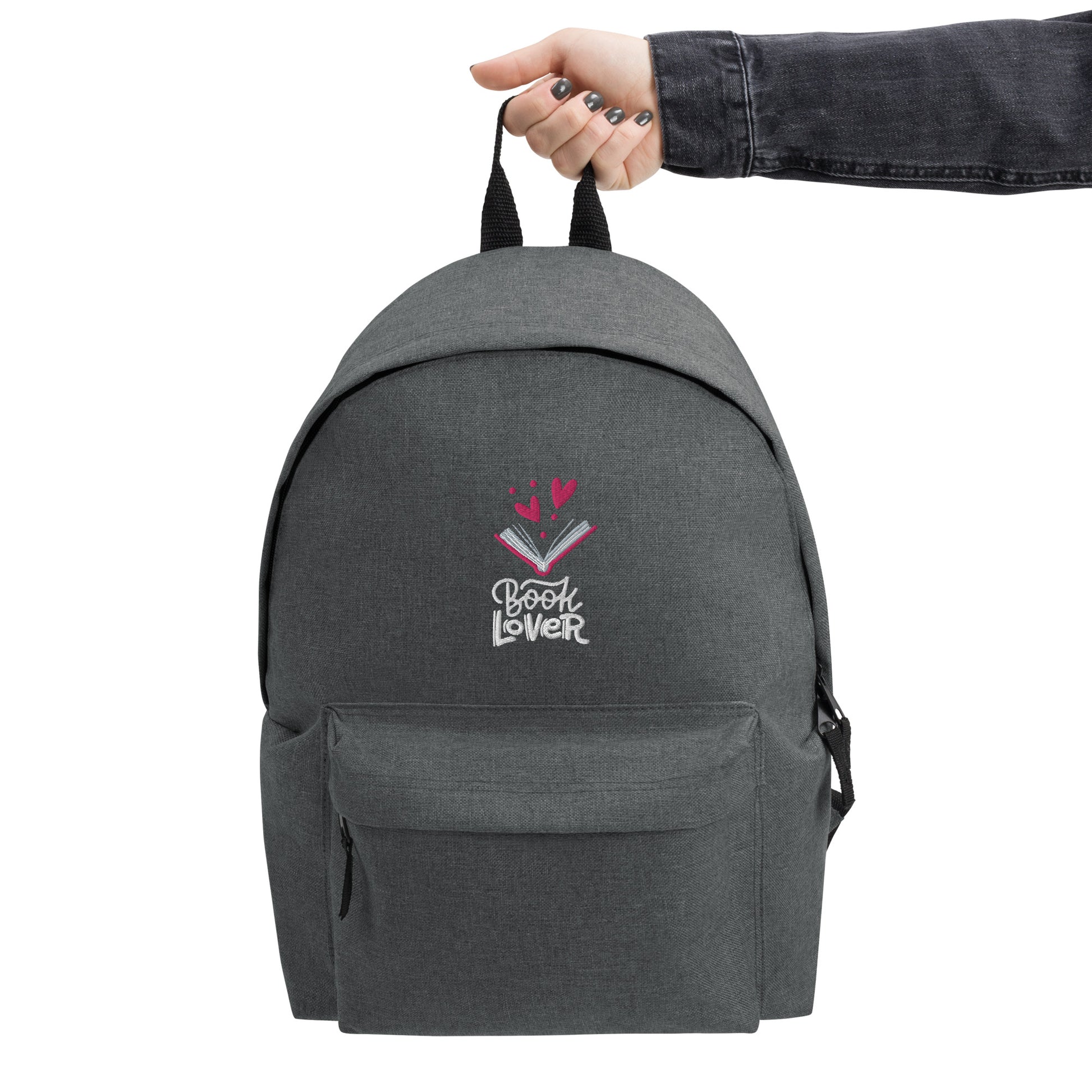 Book Lover - Embroidered Backpack - HobbyMeFree