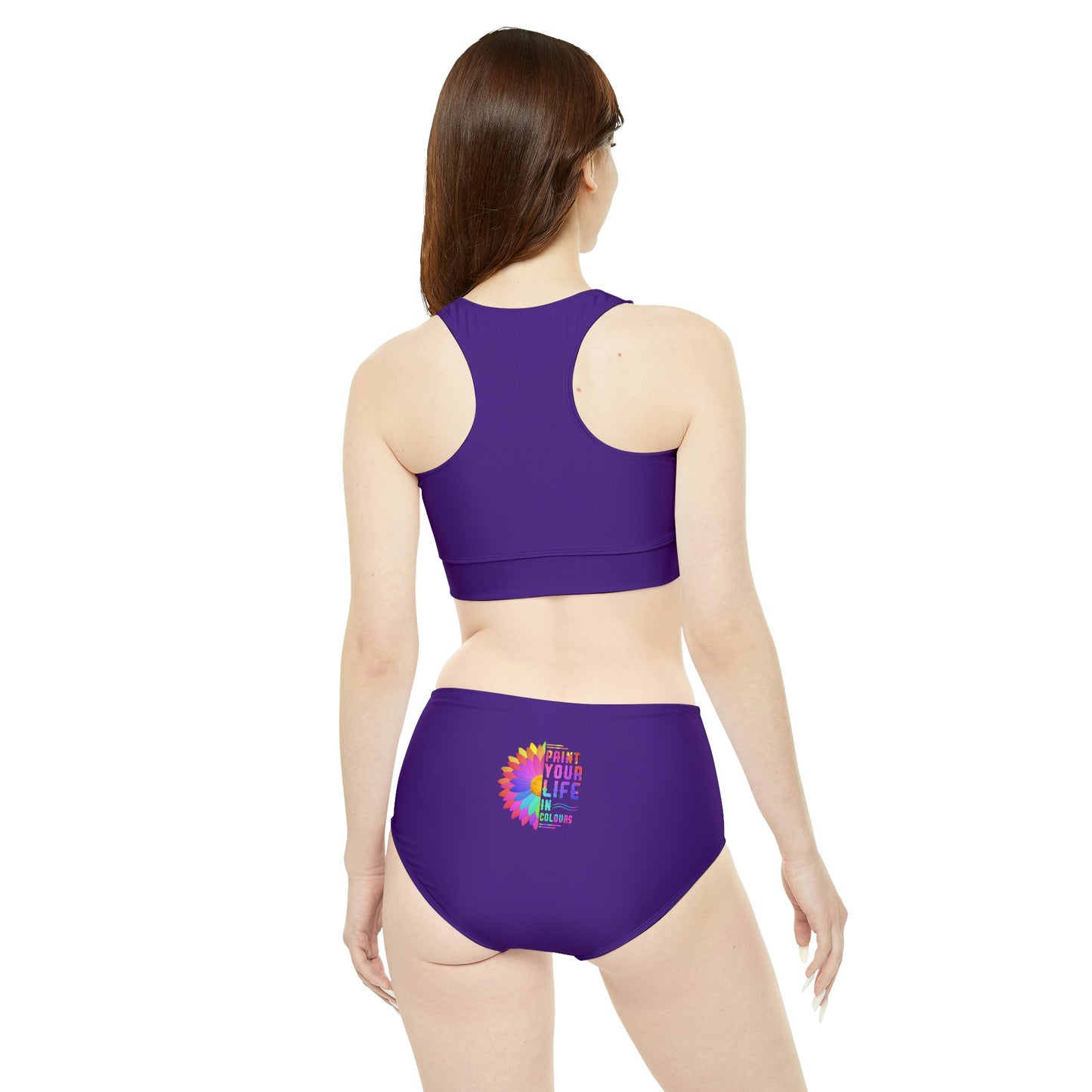 Paint your life in colours - Sporty Bikini Set - HobbyMeFree