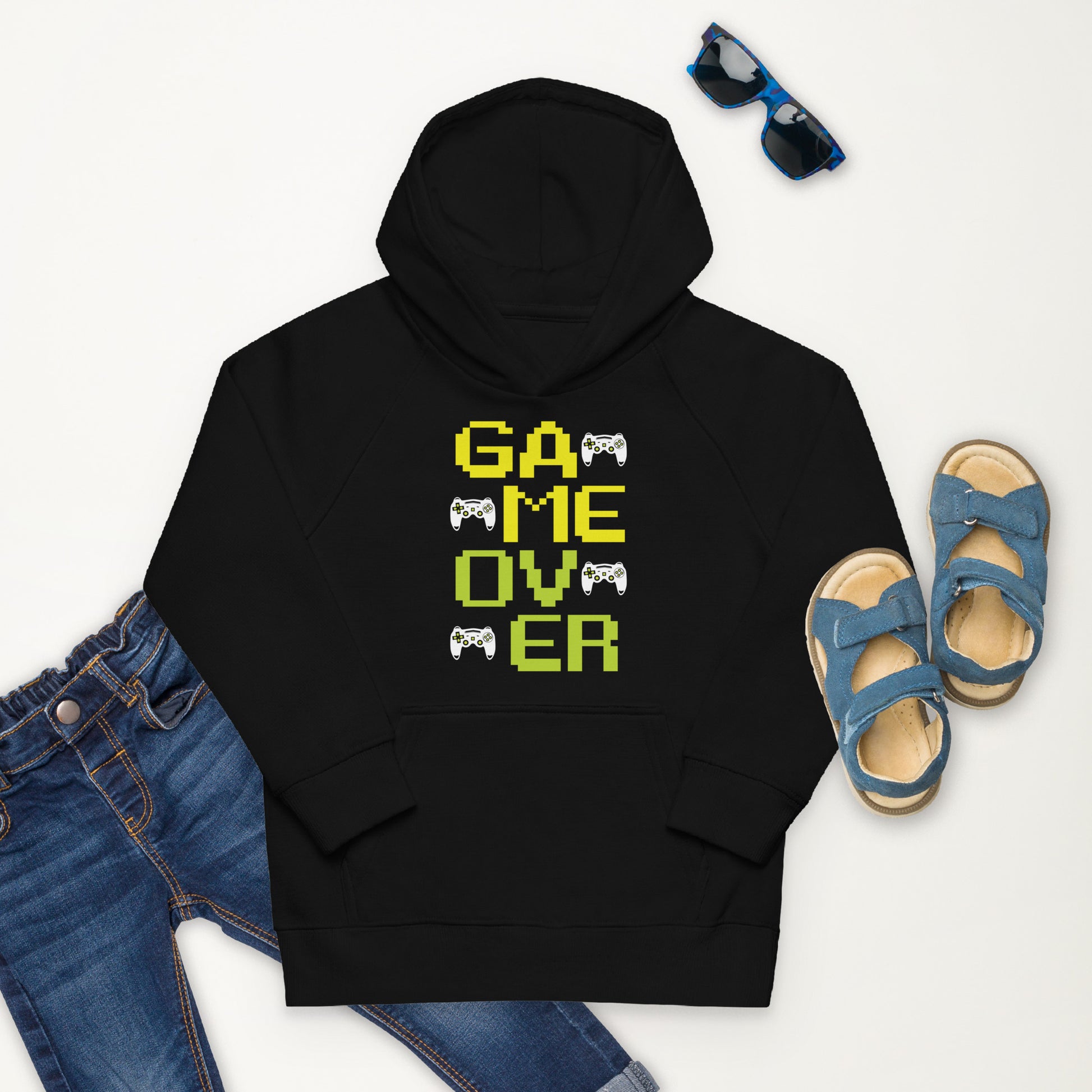 Game Over - Kids eco hoodie - HobbyMeFree