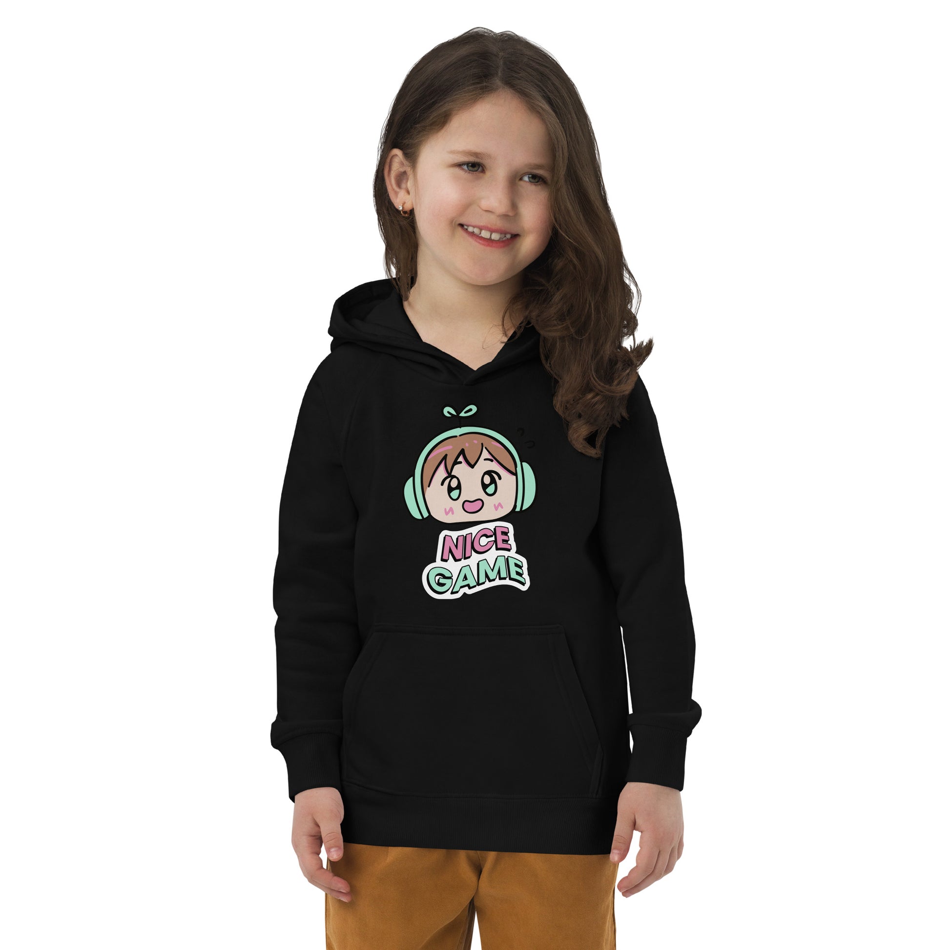 Nice Game - Kids eco hoodie - HobbyMeFree