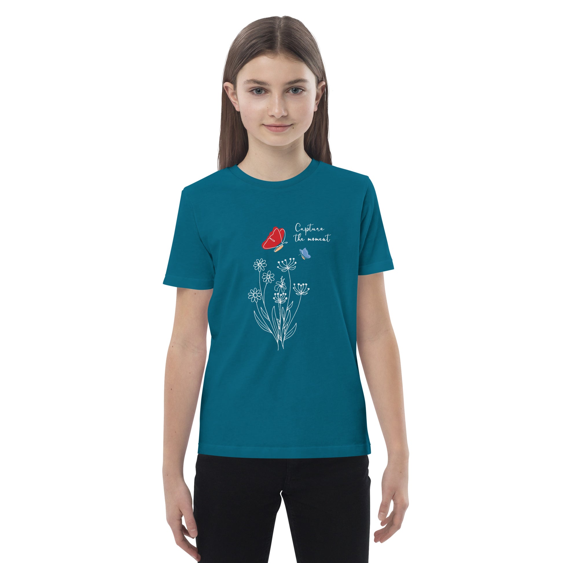Capture the moment butterfly - Organic cotton kids t-shirt - HobbyMeFree