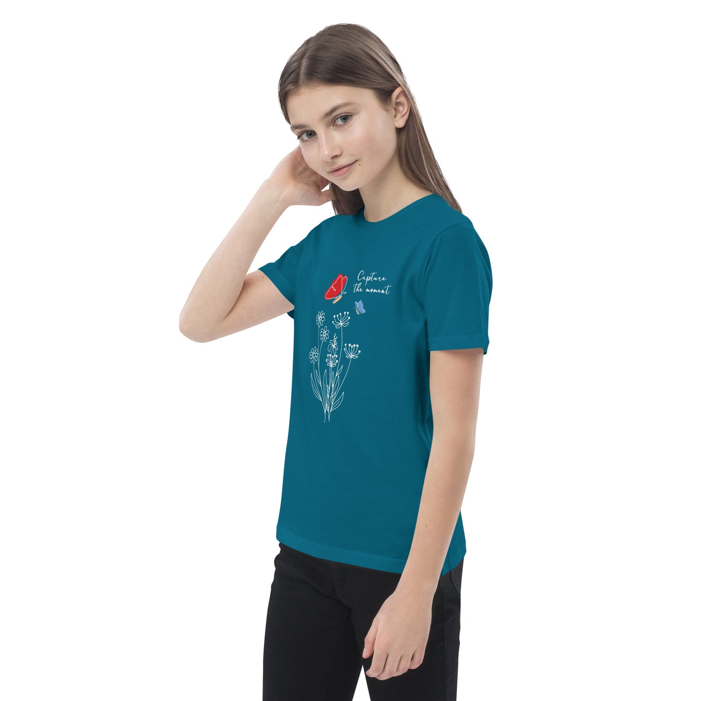 Capture the moment butterfly - Organic cotton kids t-shirt - HobbyMeFree