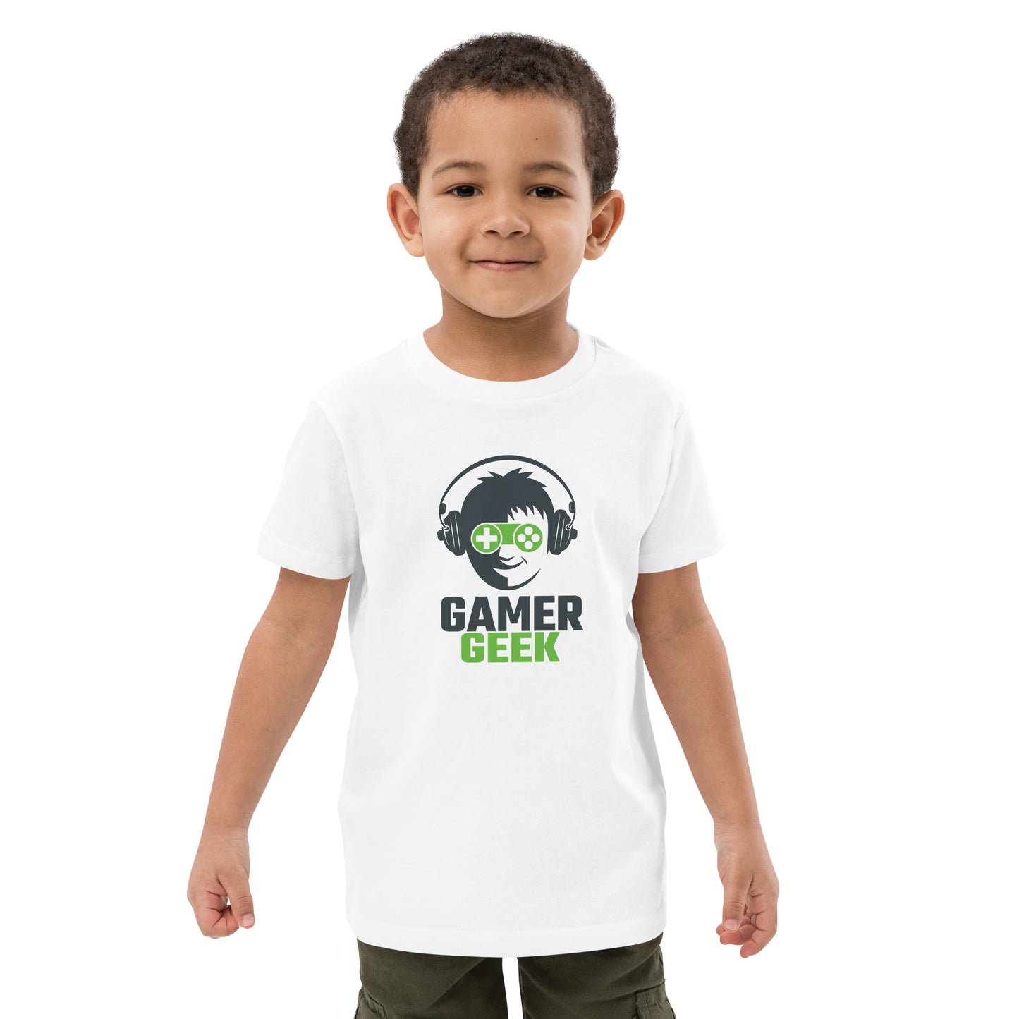 Gamer Geek - Organic cotton kids t-shirt - HobbyMeFree