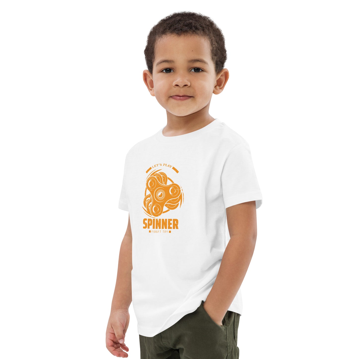 Spinner - Organic cotton kids t-shirt - HobbyMeFree