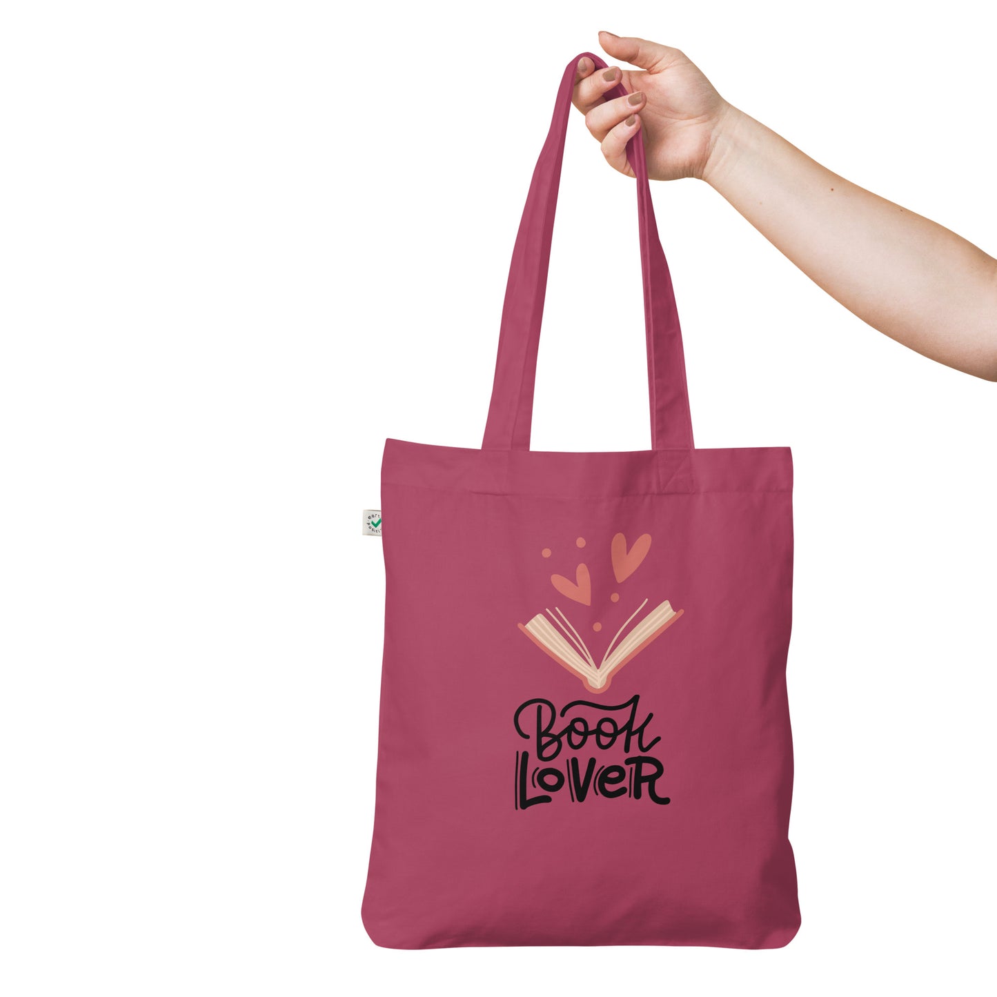 Book Lover - Organic fashion tote bag - HobbyMeFree