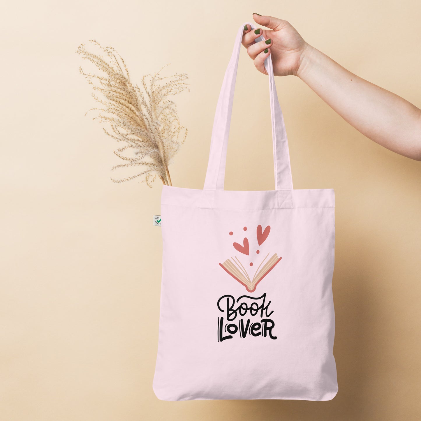 Book Lover - Organic fashion tote bag - HobbyMeFree