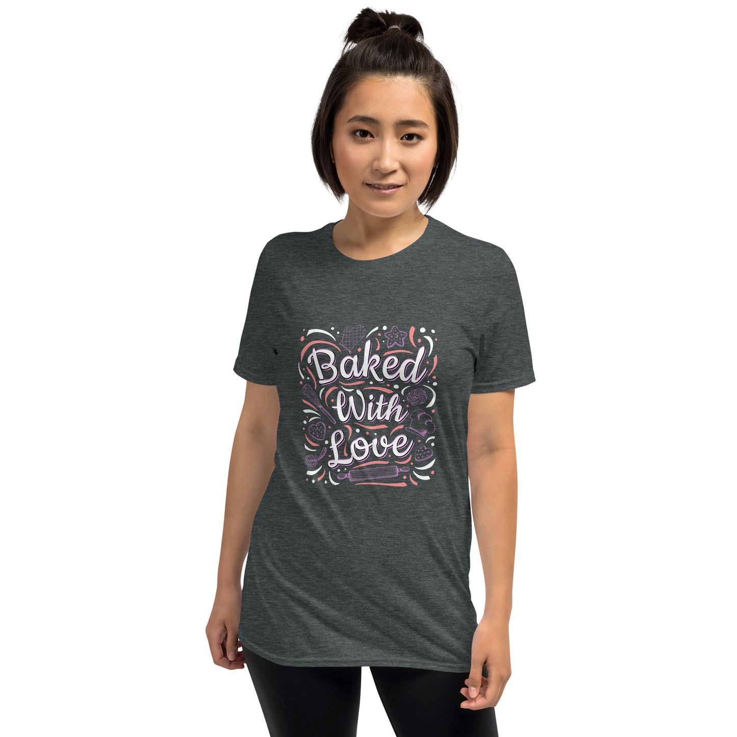 Baked with love - Short-Sleeve Unisex T-Shirt - HobbyMeFree