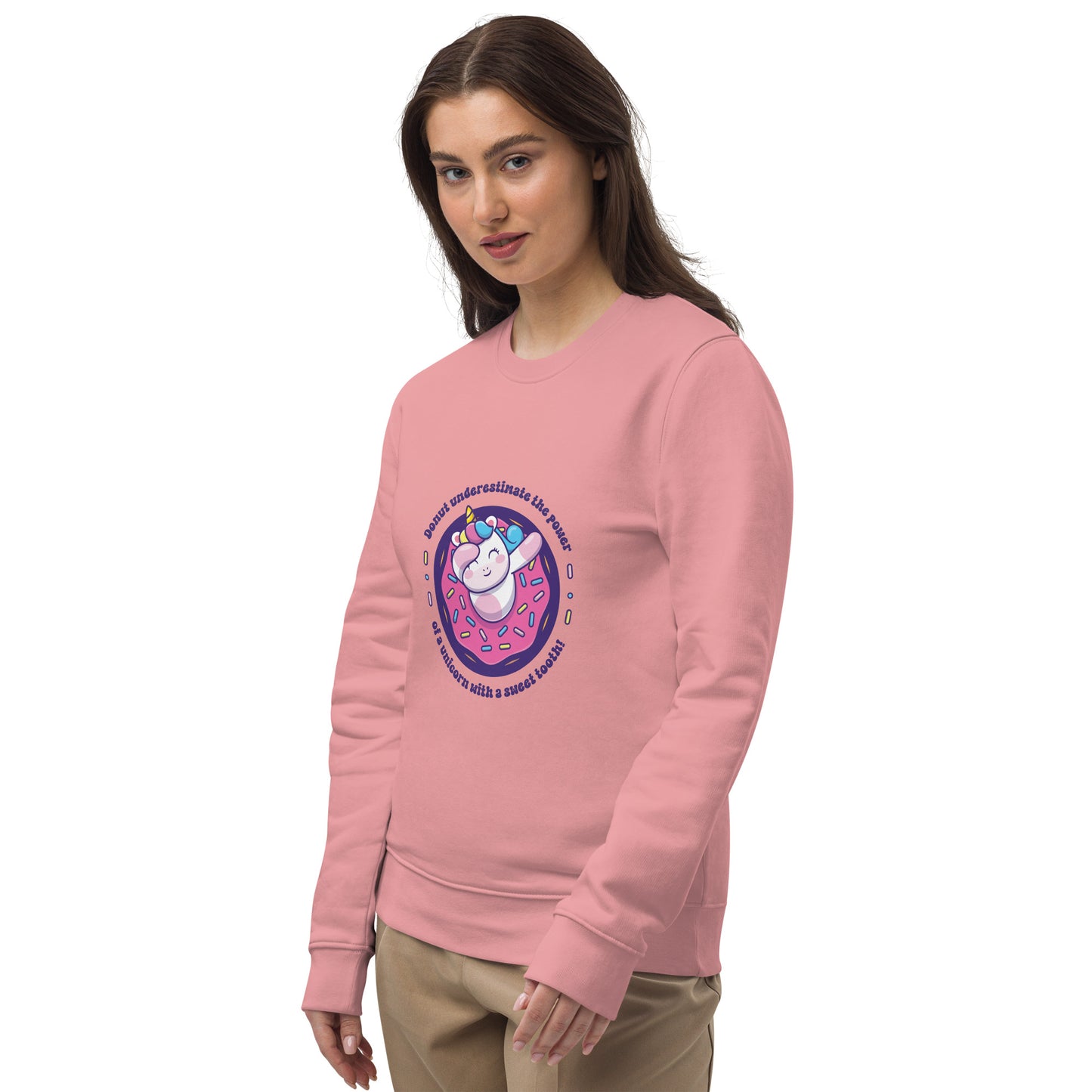 Donut Unicorn - Unisex eco sweatshirt - HobbyMeFree