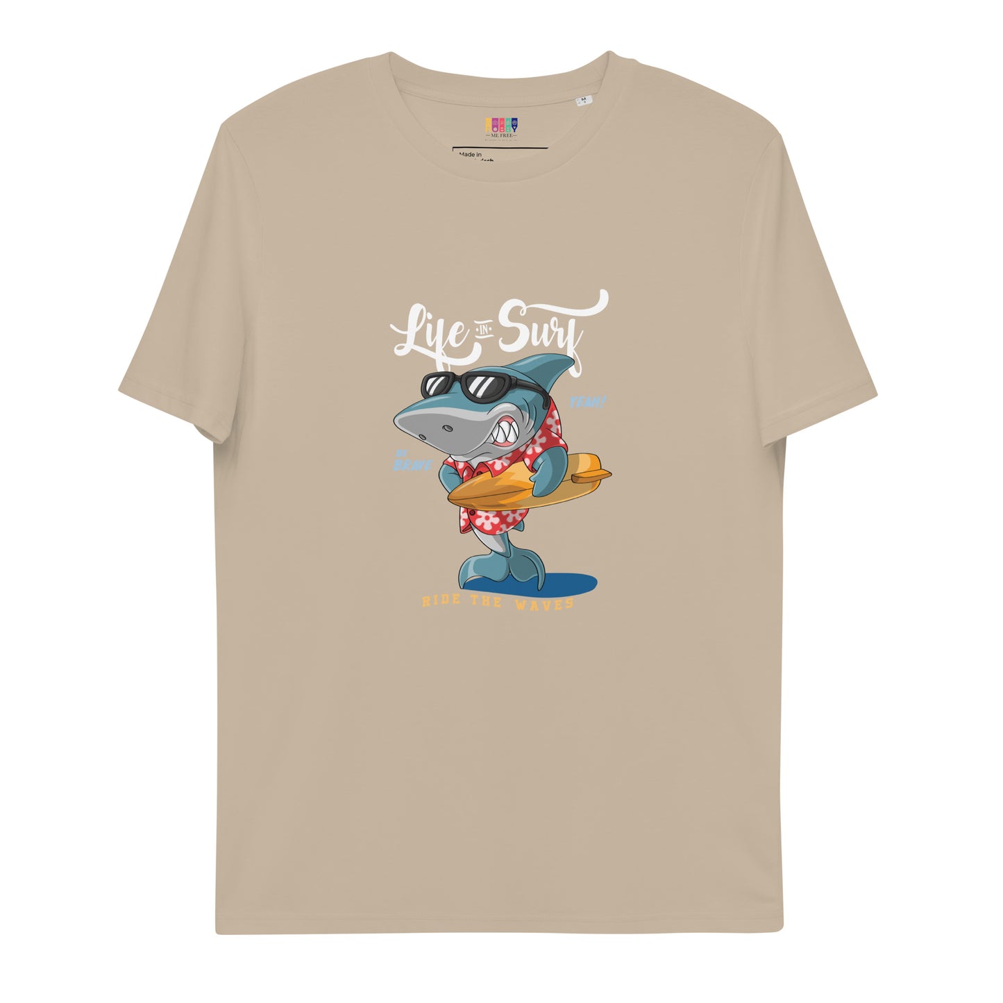 Surfer Love - Unisex organic cotton t-shirt - HobbyMeFree