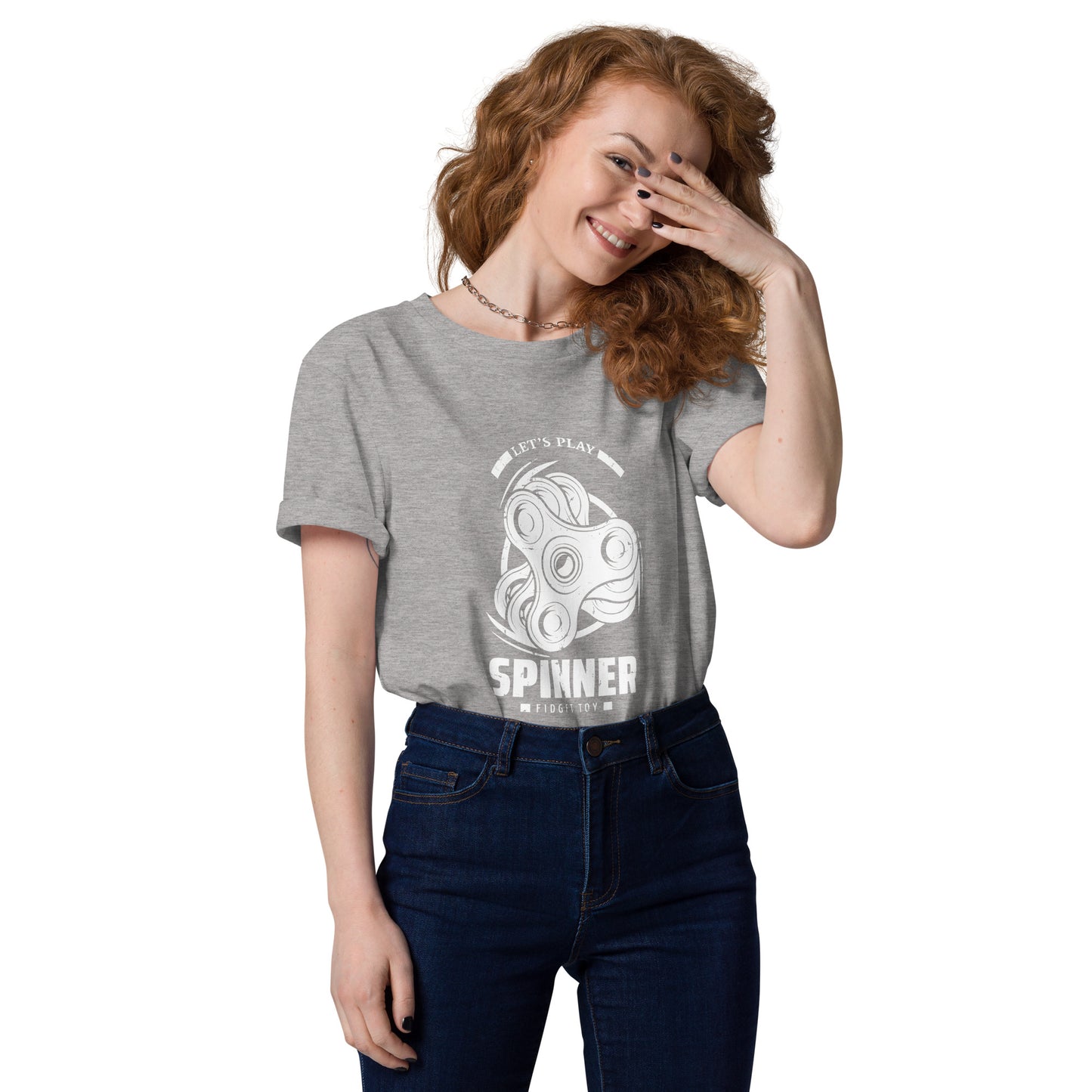 Spinner Player - Unisex organic cotton t-shirt - HobbyMeFree