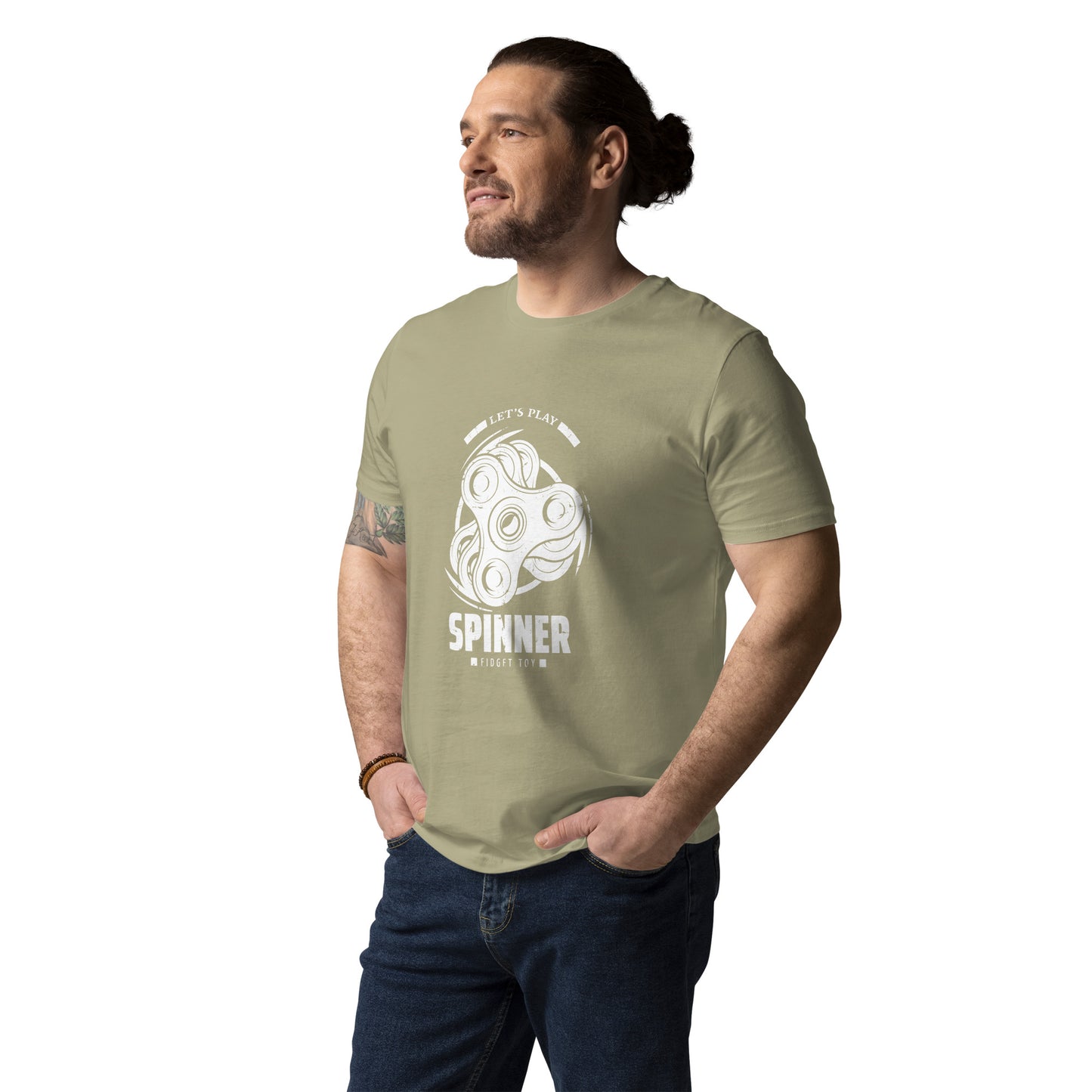 Spinner Player - Unisex organic cotton t-shirt - HobbyMeFree
