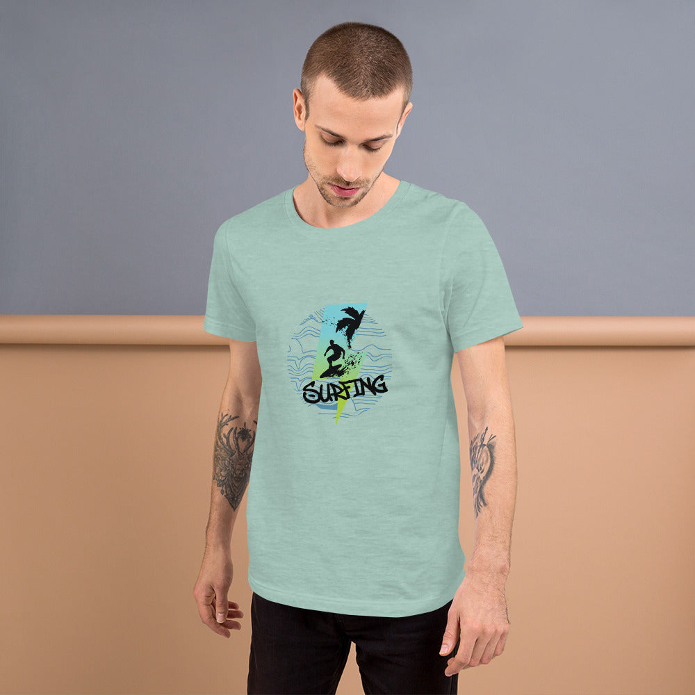Surfing - Unisex t-shirt - HobbyMeFree