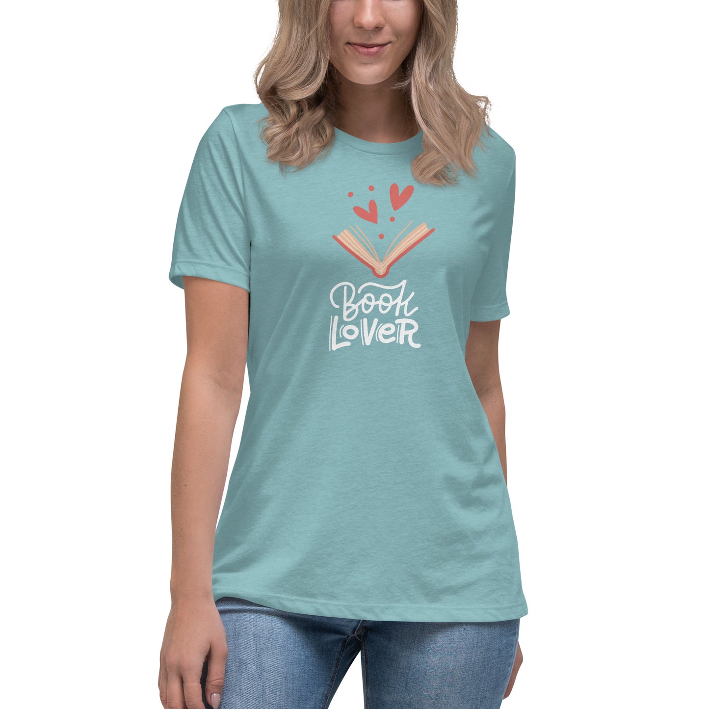 Book Lover - Women's Relaxed T-Shirt - HobbyMeFree