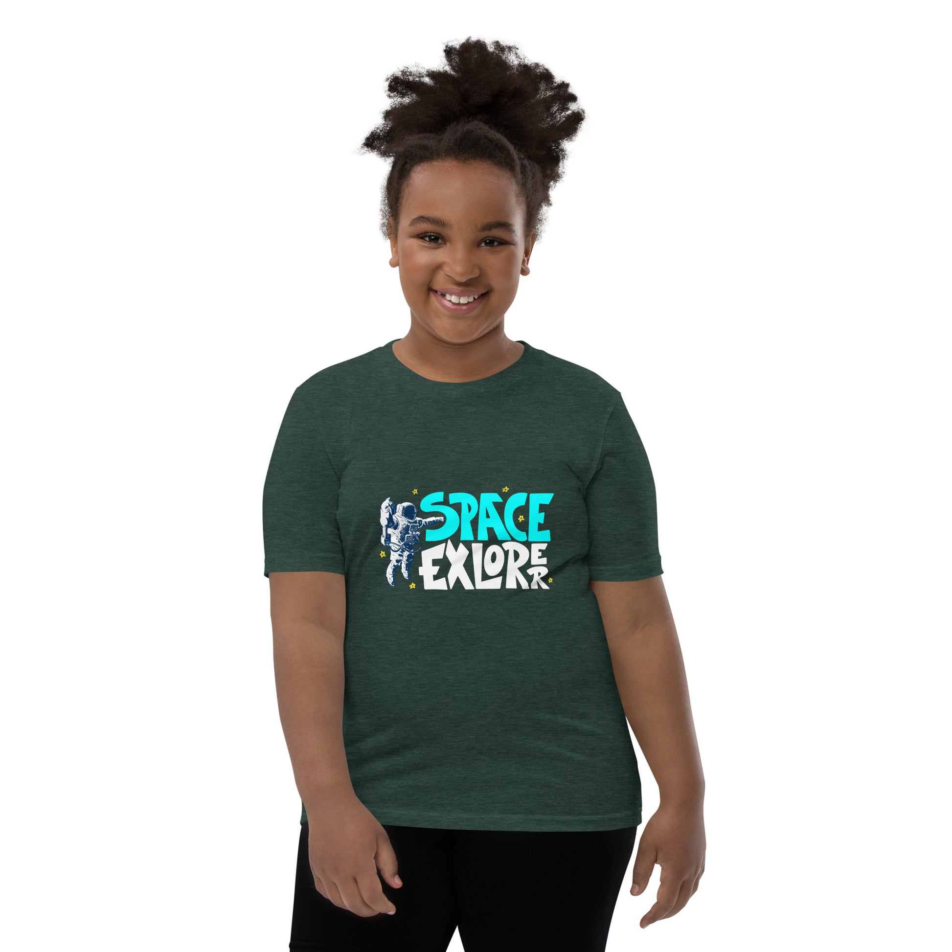 Space Explorer - Youth Short Sleeve T-Shirt - HobbyMeFree